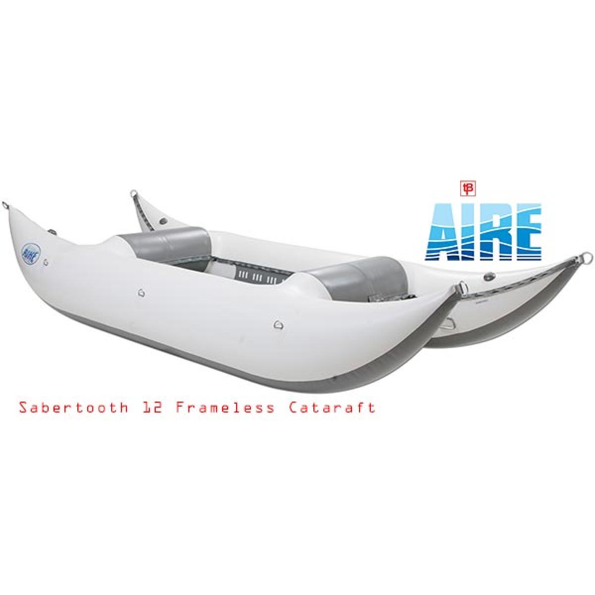 AIRE Sabertooth 12 Frameless Cataraft left-rear